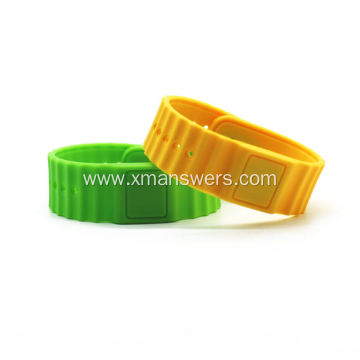 MIFARE RFID Silicone Wristband for Pool & Waterparks